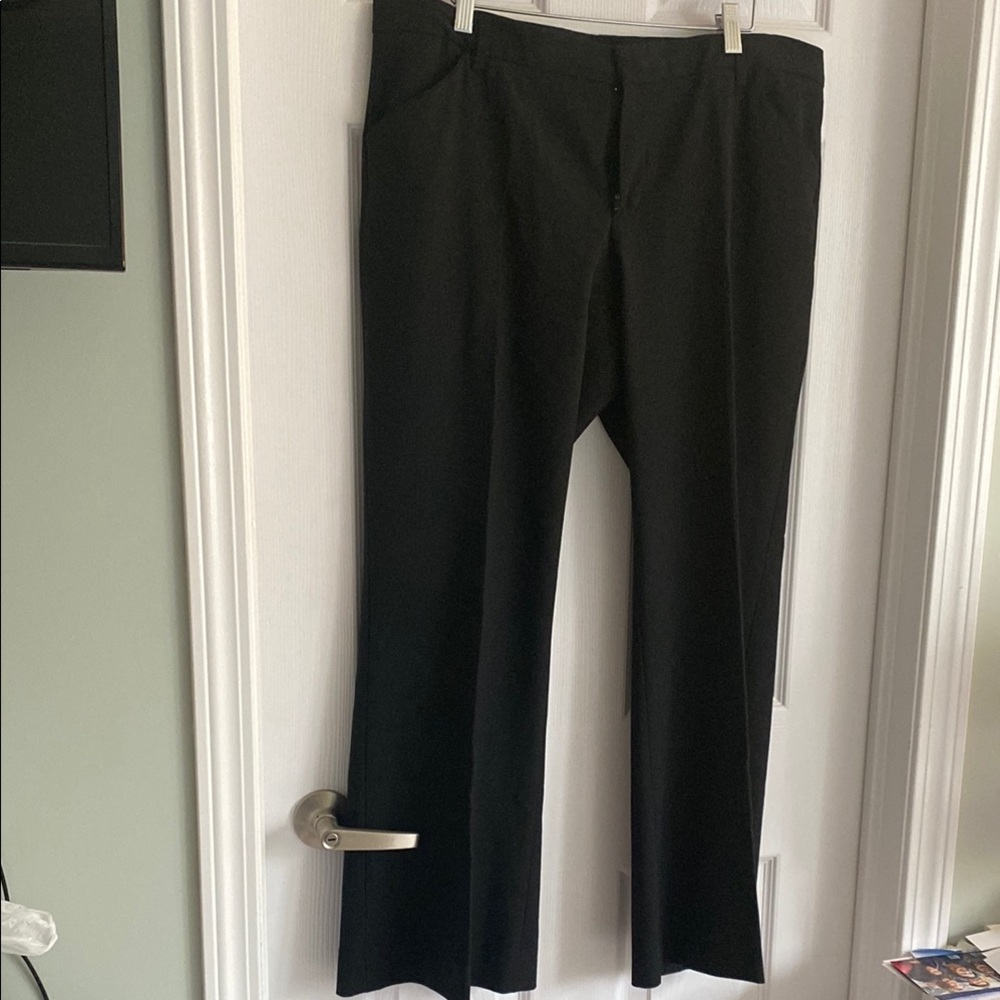 Vintage GAP Classic Black Trousers sz 12 Ankle